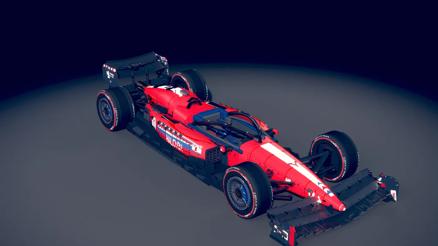 Render of F1 Halcyon