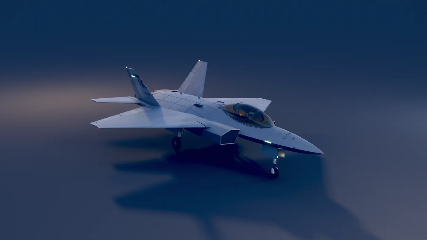 Render of F-22 Raptor