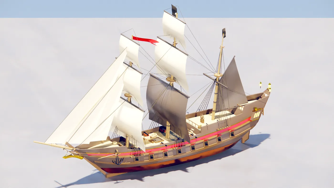 Render of Carrack